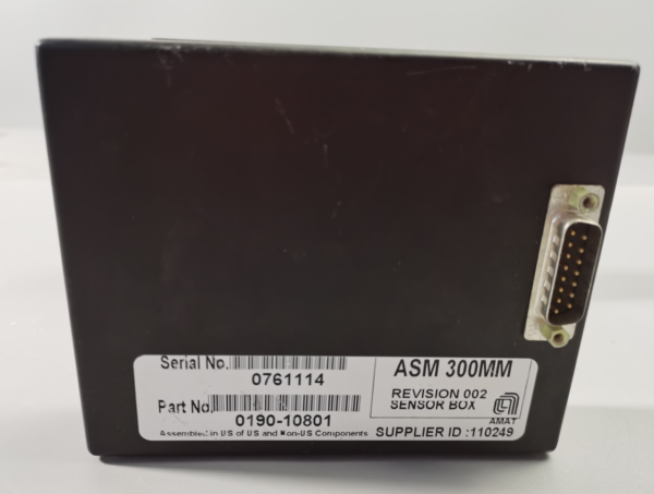 Used AMAT 0190-10801 ASM 300MM LED INDICATOR DISP SHUTTER SENSOR BOX - Image 4